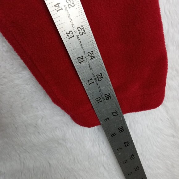 SC Columbia Mens Jacket Fleece Red Embroidered Logo Full Zip Large - Picture 12 of 12